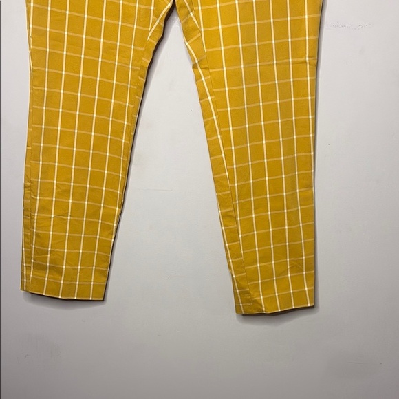 a new day Mustard Checkered Chinos - Picture 3 of 6